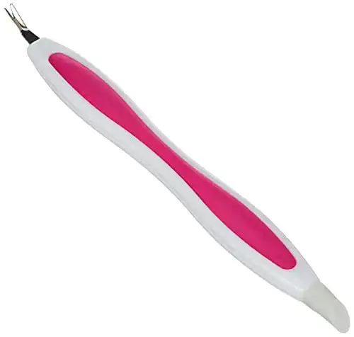 Nagelhautmesser TITANIA Softtouch mit Gummihut, Blisterkarte