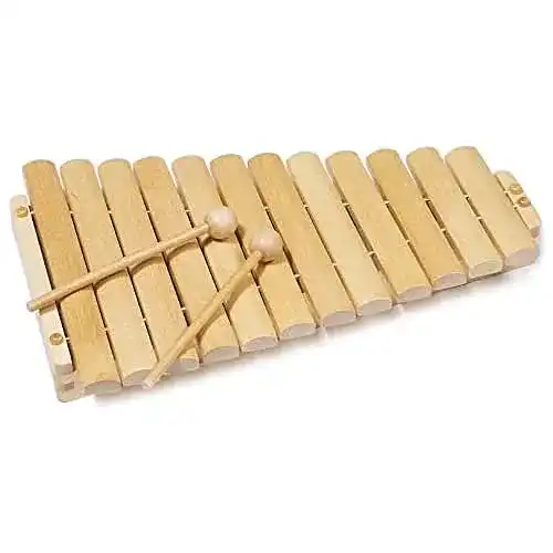 Xylophon (Kinder) goki 61969 – Musikinstrument mit 12 Tönen