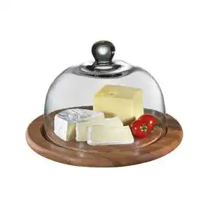 Käseglocke Zassenhaus, Holz, Braun, 26cm
