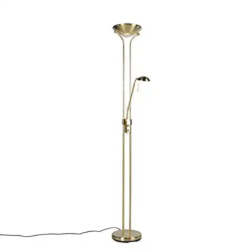 Stehlampe dimmbar Qazqa – Modern Stehleuchte I Stehlampe