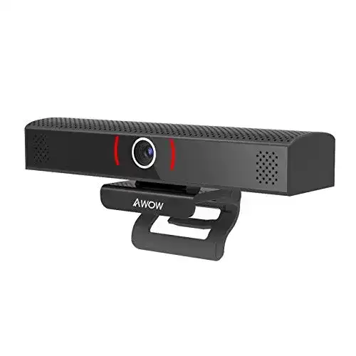 Webcam mit Lautsprecher AWOW Streaming Webcam 1080P