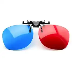 3D-Brille PRECORN 3D Brille rot blau Clip-On für Brillenträger
