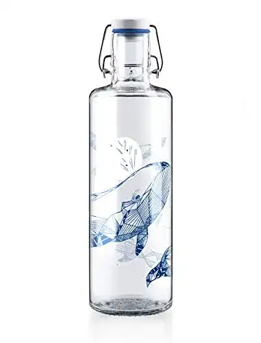 Trinkflasche Soulbottles 1,0l • souldiver • aus Glas • vegan