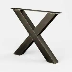 Tischbein Metall BestLoft.de 1 PAAR Tischgestell X Form BestLoft®