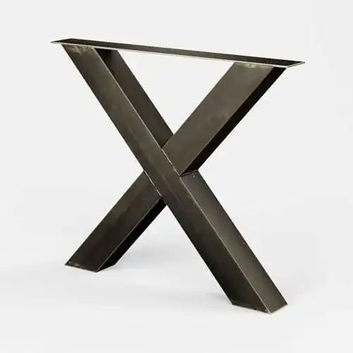 Tischbein Metall BestLoft.de 1 PAAR Tischgestell X Form BestLoft®
