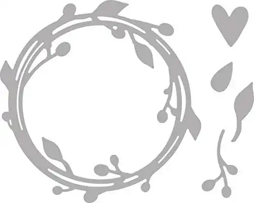 Stanzschablonen Rayher 50146000 Stanzschablone: Blätterkranz