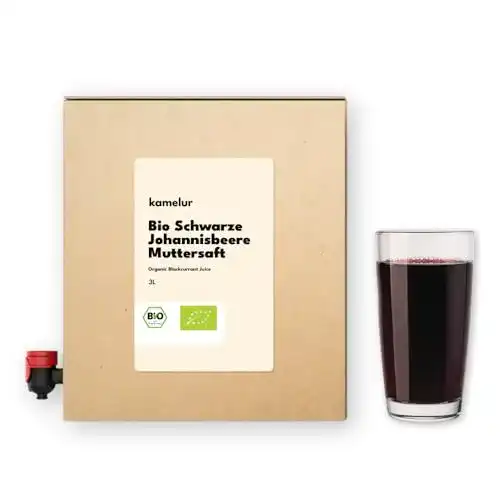 Schwarzer Johannisbeersaft Kamelur 3 Liter BIO – 100% Direktsaft