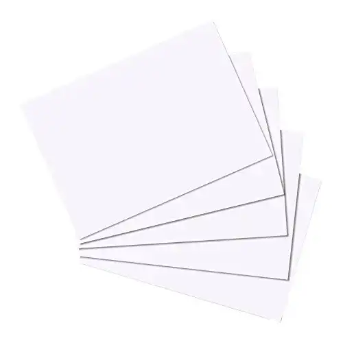 Karteikarten Herlitz 10621423 Karteikarte A6 blanko, 100 Stück