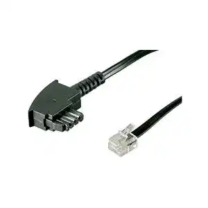 Telefonkabel goobay TAE Anschluß-Kabel TAE-F Stecker, 3m