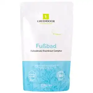 Fußbadesalz GREENDOOR Fussbad Campher Eisenkraut 500ml
