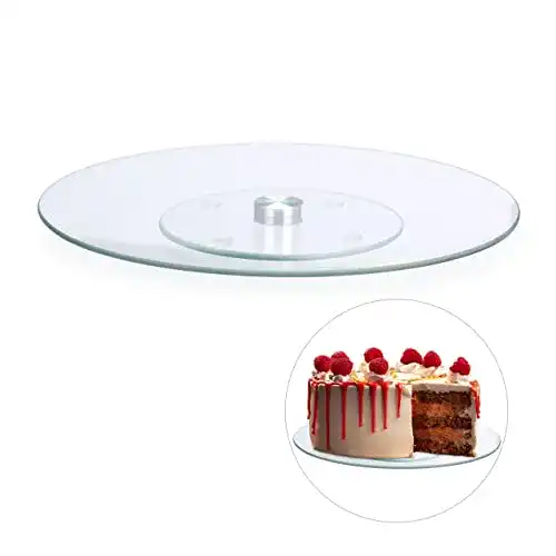Tortendrehteller Relaxdays Tortenplatte, 360º drehbar, ∅ 30 cm