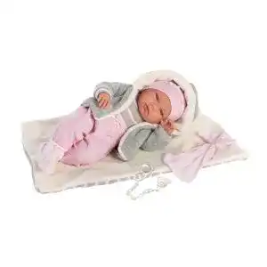Llorens-Puppe Llorens 73858 Babypuppe Nica, 38 cm, beige