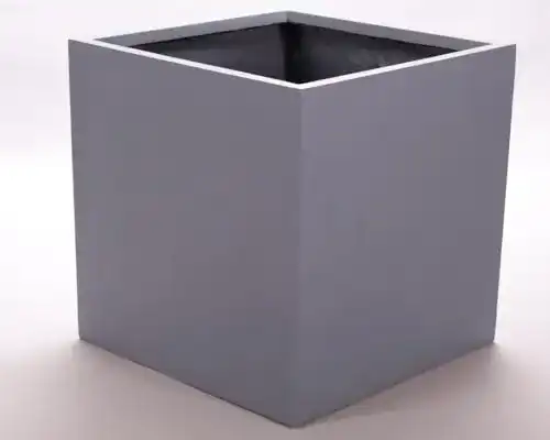 Pflanzkübel (Fiberglas) Eleganteinrichten Quadrat 40x40x40cm