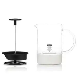 Hand-Milchaufschäumer Bodum 1446-01 mit Glasgriff Latteo