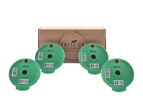 Wiederverwendbare Kaffeekapseln TASSI-GO 4er-Set (4x 180 ml)
