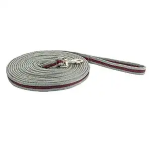 Longe Pferd HKM 60589331 Longe -Soft, 8 m lang, M, dunkelgrau