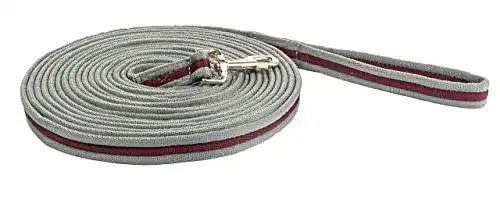 Longe Pferd HKM 60589331 Longe -Soft, 8 m lang, M, dunkelgrau