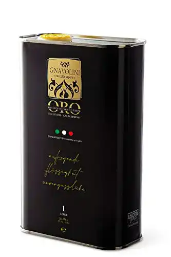 Italienisches Olivenöl Gnavolini Raccolta Sapore Nativ, 1 Liter