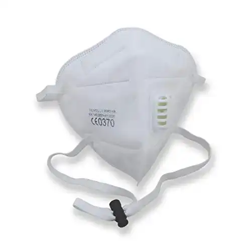 FFP2-Maske mit Ventil DEVELLE CE-Zertifizierte FFP2 10 Stück