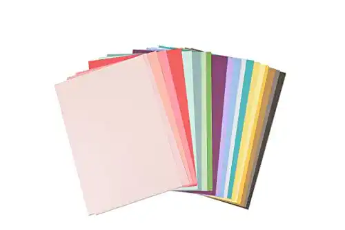 Tonpapier Sizzix Surfacez-Cardstock Blatt, 80 Stück, 20 Stück