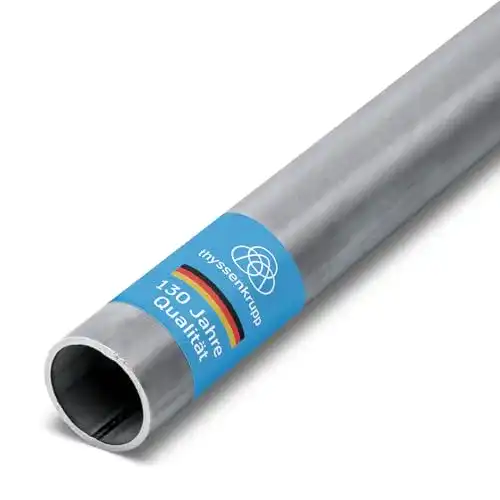 Edelstahlrohr thyssenkrupp Ø 20 x 2 mm in 1000 mm Länge | Rundrohr