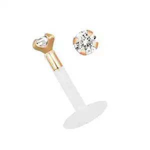 Piercing Modern Nature Piercing-Schmuck Teflon Labret