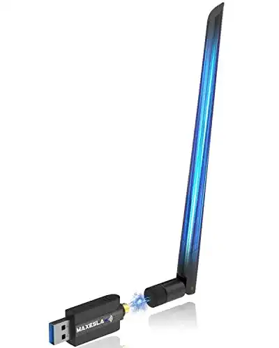 WLAN-Stick mit Antenne Maxesla USB WiFi Adapter 1200M WiFi