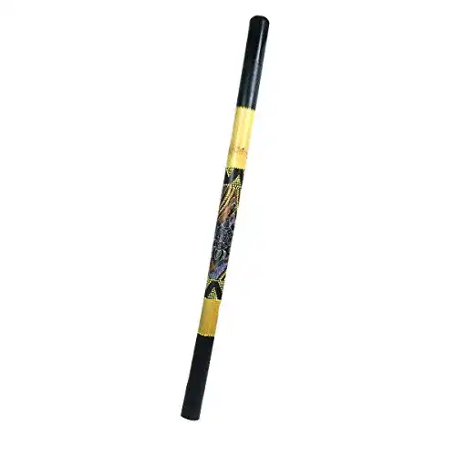 Didgeridoo Simandra Bambus Holz Aborigini bemalt geschnitzt