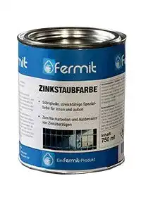 Zinkfarbe Fermit Zinkstaubfarbe 750 g Dose