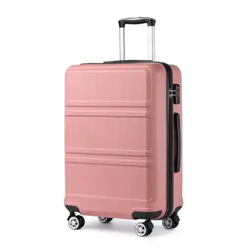 Kono-Koffer KONO Zwillingsrollen Hartschale Trolley Koffer