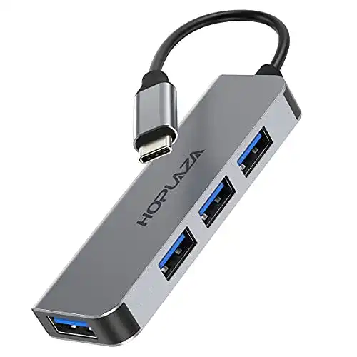 USB-C-Hub HOPLAZA USB C Hub 4 in 1, USB 3.1 Data Hub