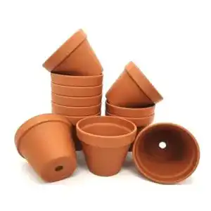 Tontöpfe meindekoartikel Naturprodukt 10 Stück ca. Ø 10 cm