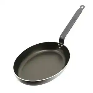 Fischpfanne DE BUYER 8181.36 Bratpfanne Choc Oval, 36 cm