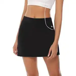 Hosenrock iClosam Damen Sportskort Sportrock mit Hose