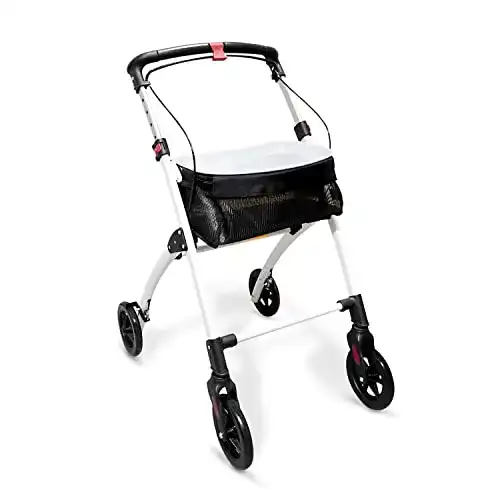 Wohnungsrollator maxVitalis faltbar und leicht, inkl. Tablett