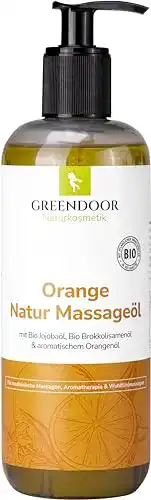 Orangenöl GREENDOOR 500ml Massageöl Orange, vegan