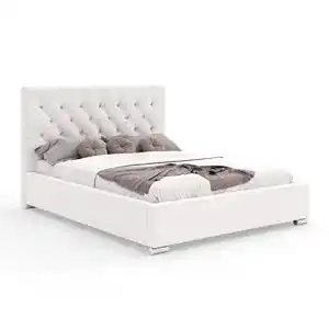Polsterbett LUK Furniture Bett Doppelbett Glamour mit Lattenrost
