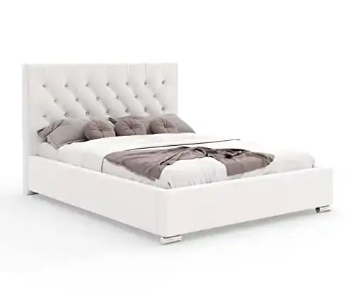 Polsterbett LUK Furniture Bett Doppelbett Glamour mit Lattenrost