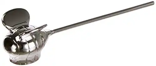 Kerzenlöscher Alessi, Porzellan, Silber, One Size