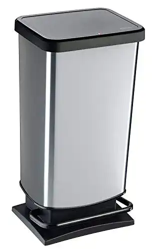 Mülleimer Rotho Paso 40l mit Pedal und Deckel, Kunststoff