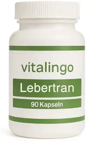 Lebertran-Kapseln vitalingo Lebertran Kapseln, 90 Kapseln