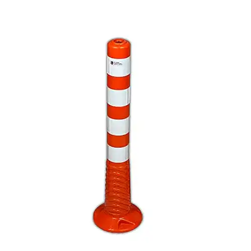 Absperrpfosten UvV -Flex 1 Stück Ecoline 75cm orange