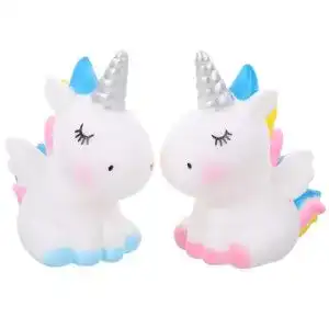 Einhorn-Tortendeko Amosfun 2 Stücke Einhorn Kuchen Topper Kuchendeko