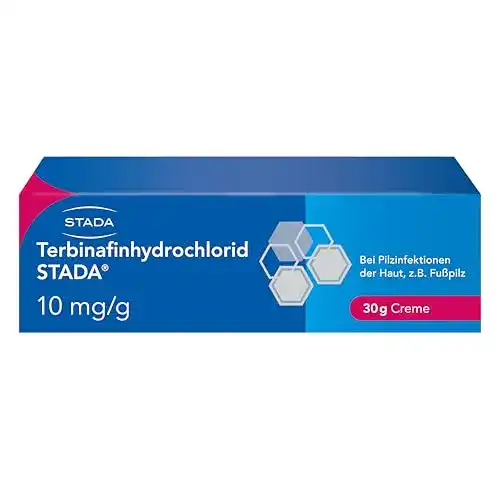 Fußpilz Creme TERBINAFINHYDROCHLORID STADA 10 mg/g, 30 g
