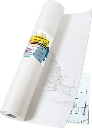 Schnittmusterpapier Tritart Transparentpapier Rolle 40cm x 50m