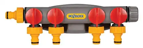 4-Wege-Verteiler Hozelock 4-Wege-Hahnanschluss