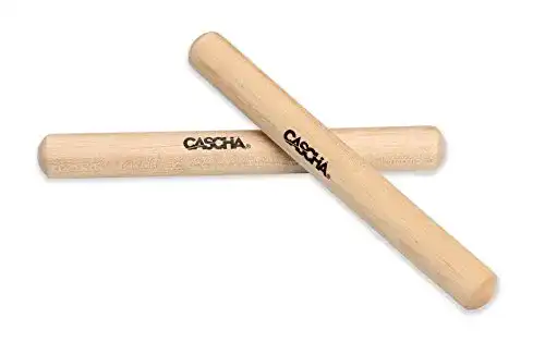 Klangholz CASCHA Klanghölzer, Klangstäbe aus Holz, 1 Paar