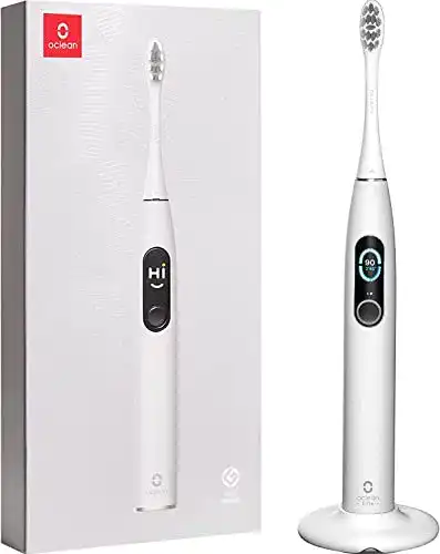 Oclean-Zahnbürste Oclean X Pro Elite, Smart Mute Sonic, Grau