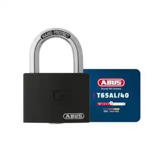 Vorhängeschloss ABUS T65AL/40 “myLock” Vorhangschloss, Schwarz
