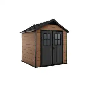 Keter-Gartenhaus Keter Geräteschuppen Braun Holzoptik
